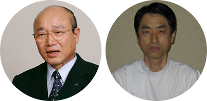 田淵センター長（左）放射線技師 渡辺リーダー（右）